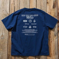 CHUMS 別注 history back print crew neck T-shirt -4 Color - HLY & CHOCCICO