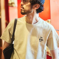 CHUMS 別注 history back print crew neck T-shirt -4 Color - HLY & CHOCCICO