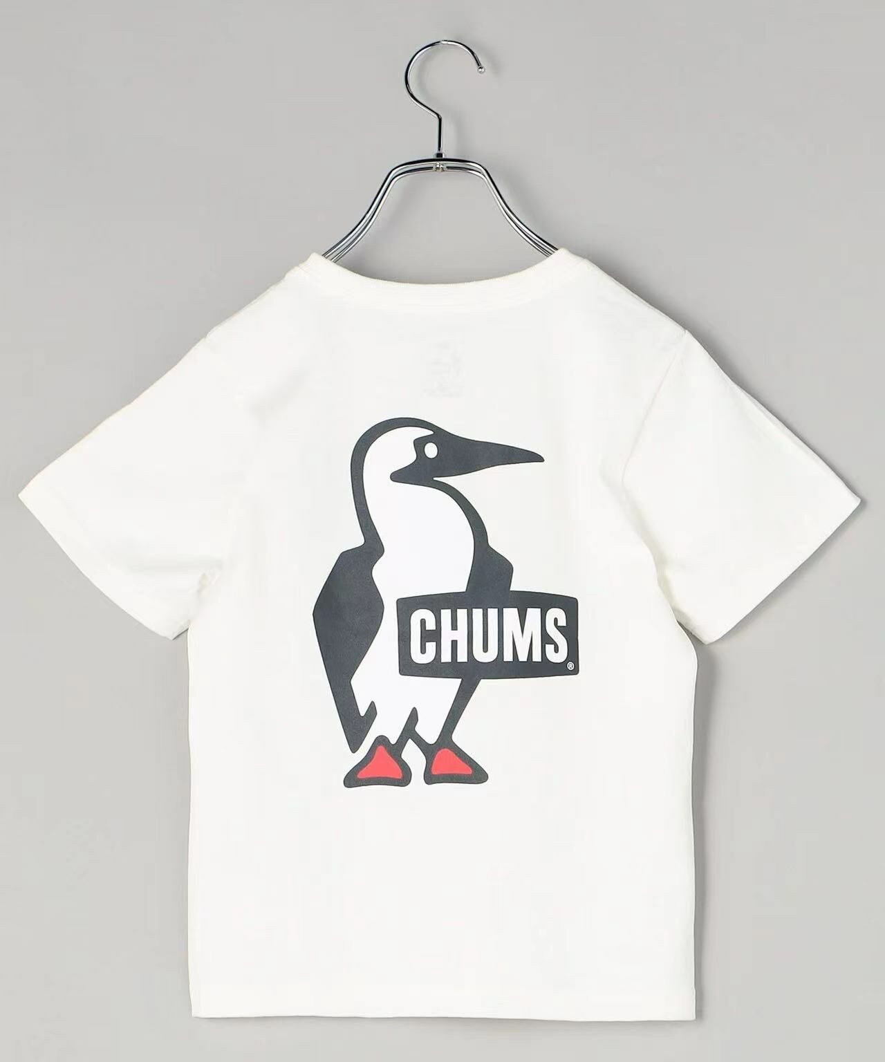 CHUMS KIDS Booby Logo size back print Tee - 4 Color HLY & CHOCCICO