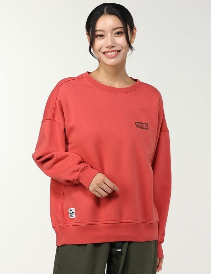 CHUMS Large Jump Rope Crew  Hoodie HLY & CHOCCICO
