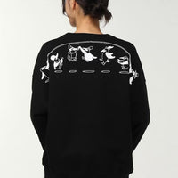 CHUMS Large Jump Rope Crew  Hoodie HLY & CHOCCICO