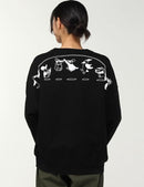 CHUMS Large Jump Rope Crew  Hoodie HLY & CHOCCICO
