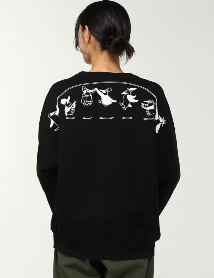 CHUMS Large Jump Rope Crew  Hoodie HLY & CHOCCICO