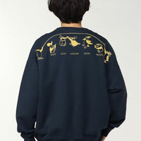 CHUMS Large Jump Rope Crew  Hoodie HLY & CHOCCICO