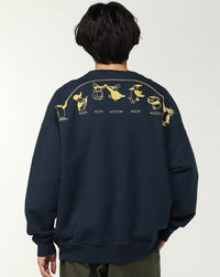 CHUMS Large Jump Rope Crew  Hoodie HLY & CHOCCICO