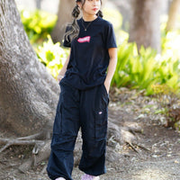 CHUMS Let's go out on holiday tee -4 Color - HLY & CHOCCICO