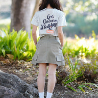 CHUMS Let's go out on holiday tee -4 Color - HLY & CHOCCICO