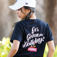 CHUMS Let's go out on holiday tee -4 Color - HLY & CHOCCICO
