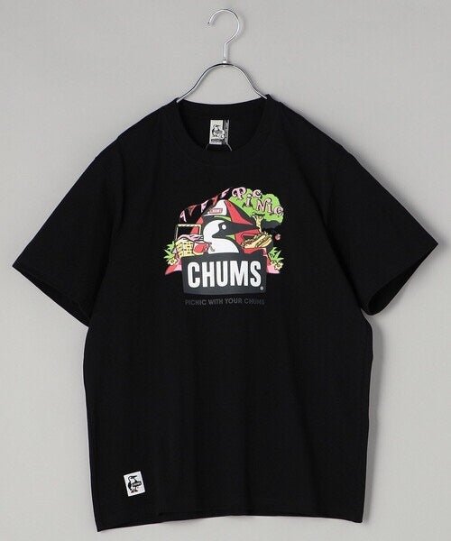 CHUMS  Picnic Booby Picnic print crew neck Tee  -5 Color