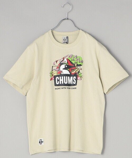 CHUMS  Picnic Booby Picnic print crew neck Tee  -5 Color HLY & CHOCCICO
