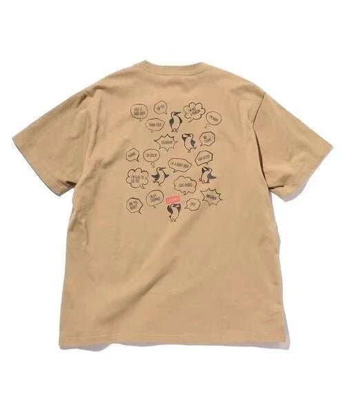 CHUMS random boobie bird back print Tee - HLY &amp; CHOCCICO
