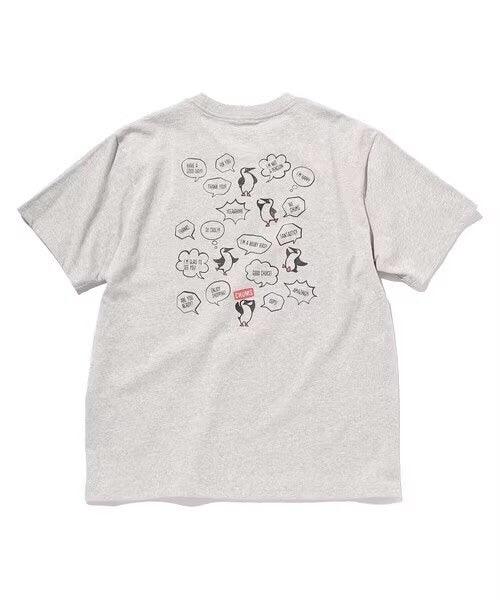 CHUMS random boobie bird back print Tee - HLY &amp; CHOCCICO