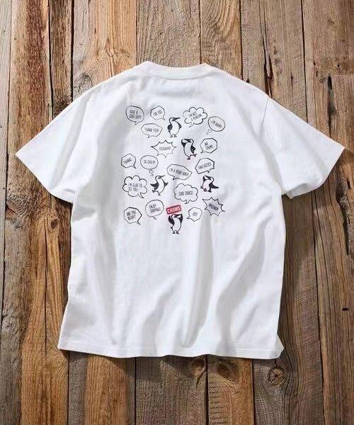 CHUMS random boobie bird back print Tee - HLY &amp; CHOCCICO