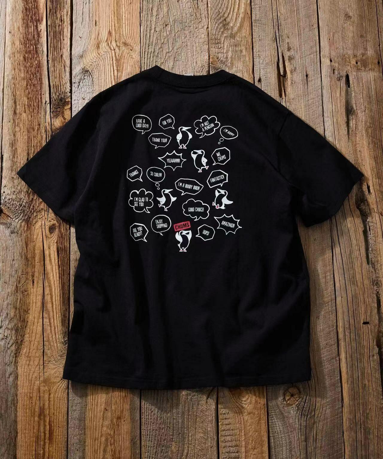 CHUMS random boobie bird back print Tee - HLY &amp; CHOCCICO