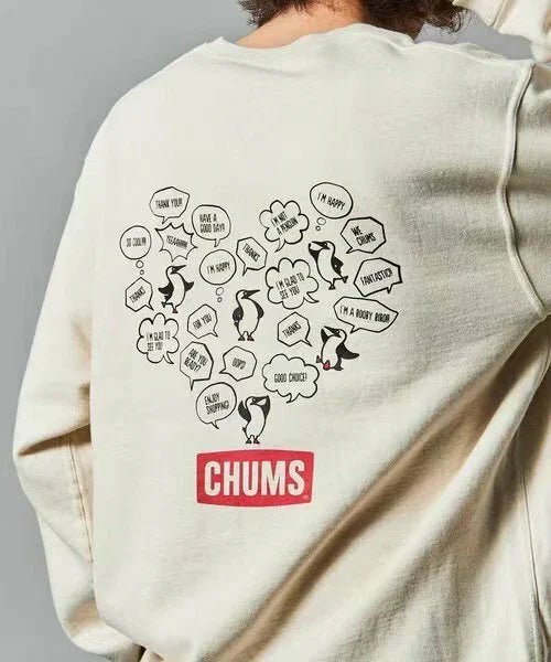 CHUMS Random Booby Bird Back Print Crew Neck Sweatshirt 🌟貨期:3至4星期 - HLY &amp; CHOCCICO