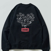 CHUMS Random Booby Bird Back Print Crew Neck Sweatshirt - HLY & CHOCCICO