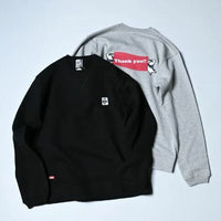 CHUMS Thanks you Back Print Crew Neck Sweatshirt - HLY & CHOCCICO