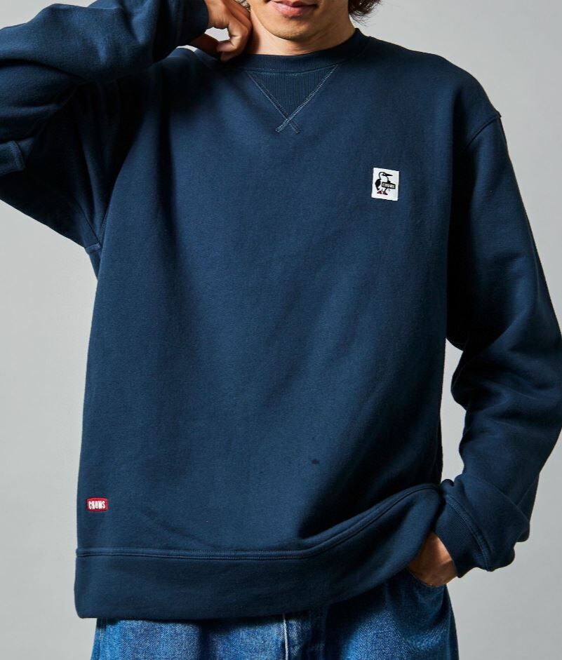 CHUMS Thanks you Back Print Crew Neck Sweatshirt - HLY & CHOCCICO