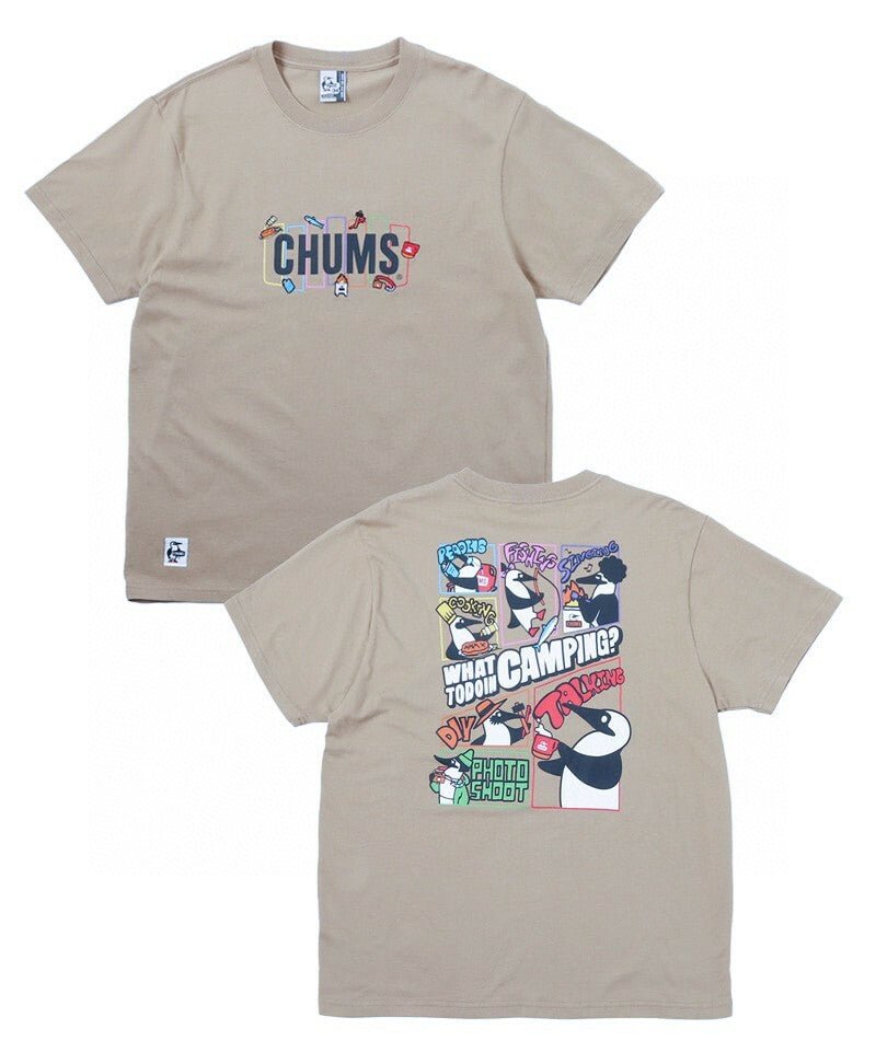 Chums What to do in camping  Tee - 6 Color HLY & CHOCCICO
