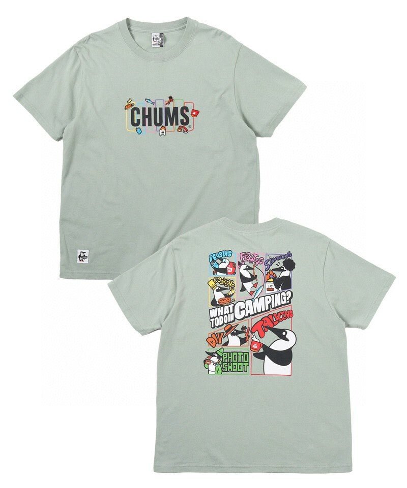 Chums What to do in camping  Tee - 6 Color HLY & CHOCCICO