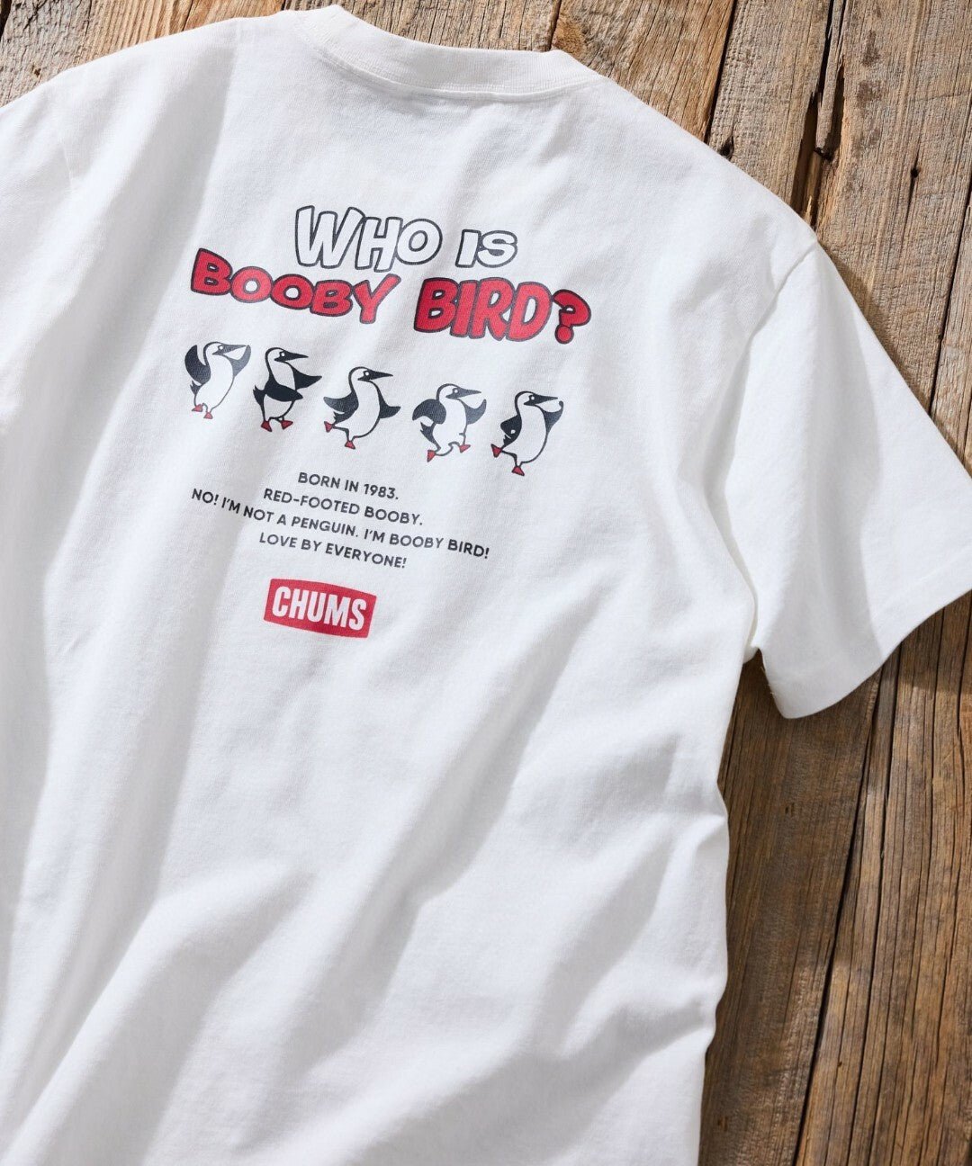 CHUMS 別注 Who is booby  bird T-shirt -4 Color - HLY & CHOCCICO