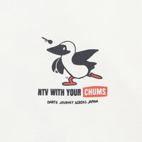CHUMS x NTV Smile and collaborate! darts trip t-shirt - HLY & CHOCCICO