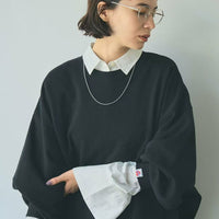 日本直送Coen heart motif embroidered sweatshirt - HLY & CHOCCICO