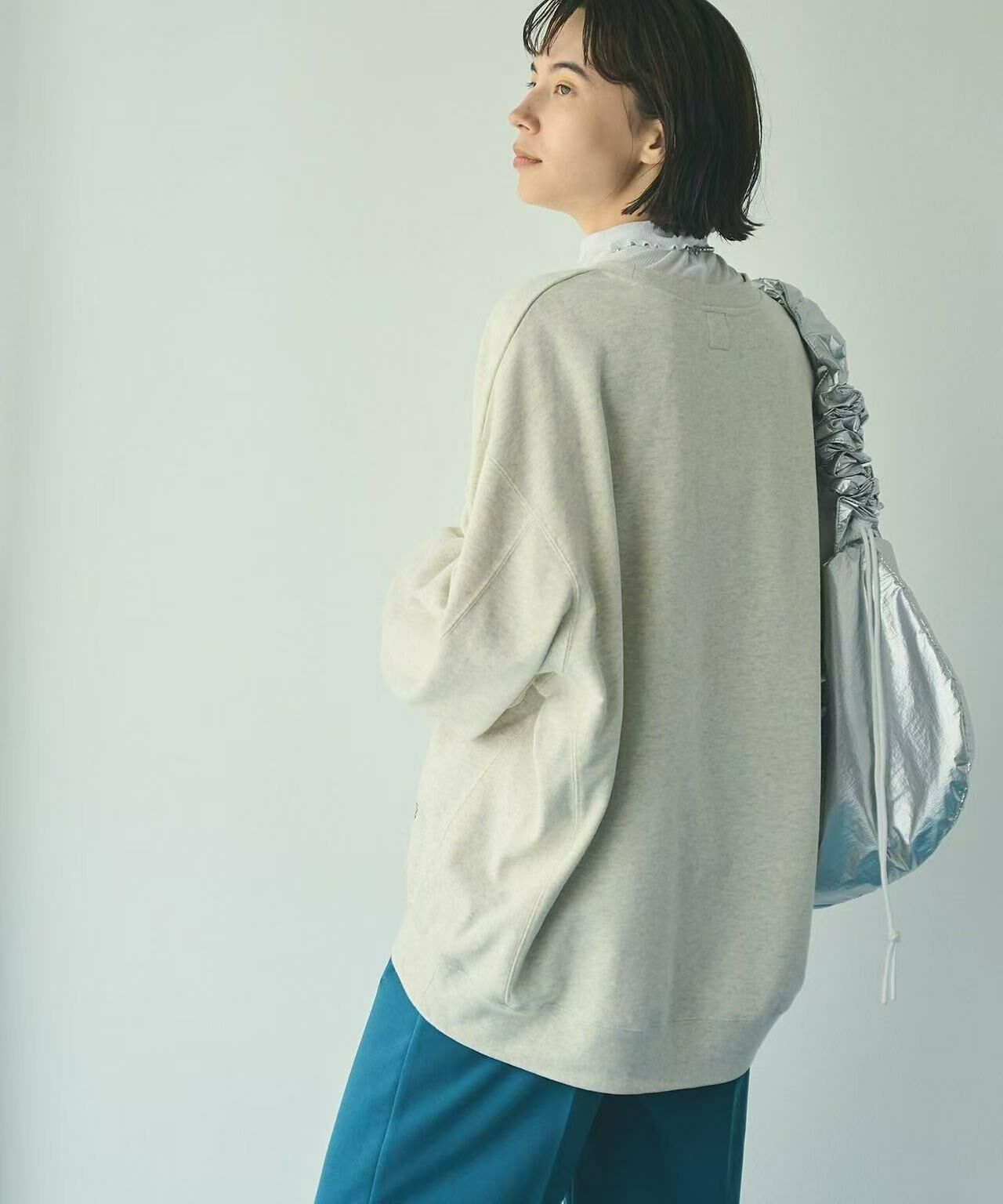 日本直送Coen heart motif embroidered sweatshirt - HLY & CHOCCICO