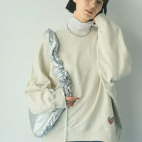 日本直送Coen heart motif embroidered sweatshirt - HLY & CHOCCICO