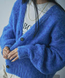 日本直送Coen Melange brushed short knit cardigan - HLY & CHOCCICO