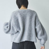 日本直送Coen Melange brushed short knit cardigan - HLY & CHOCCICO