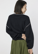 日本直送Color Scheme Stitch College Knit Tops - HLY & CHOCCICO