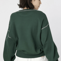 日本直送Color Scheme Stitch College Knit Tops - HLY & CHOCCICO