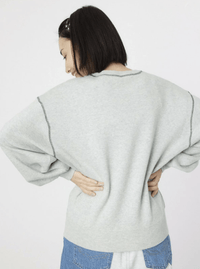 日本直送Color Scheme Stitch College Knit Tops - HLY & CHOCCICO