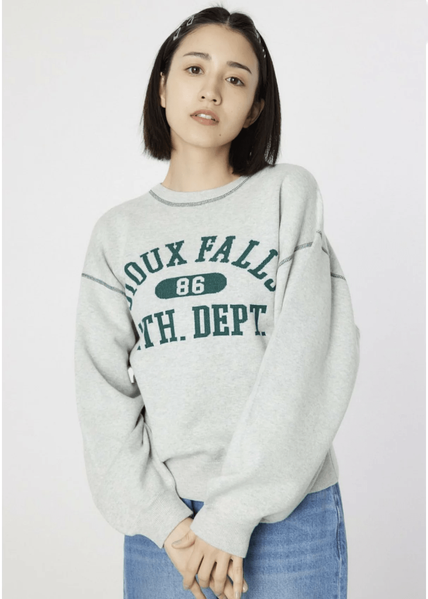 日本直送Color Scheme Stitch College Knit Tops - HLY & CHOCCICO