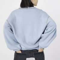 日本直送Color Scheme Stitch College Knit Tops - HLY & CHOCCICO