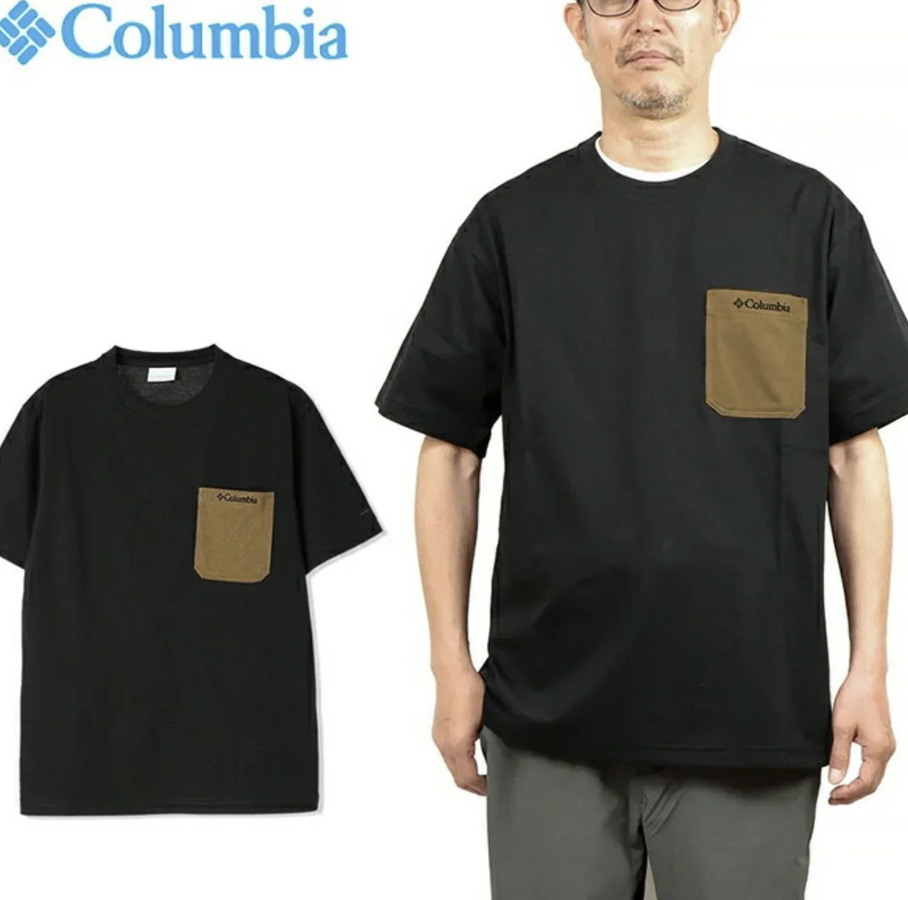 日本直送Columbia Pm0512 Yonge Street Short Sleeve Crew Tee - HLY &amp; CHOCCICO