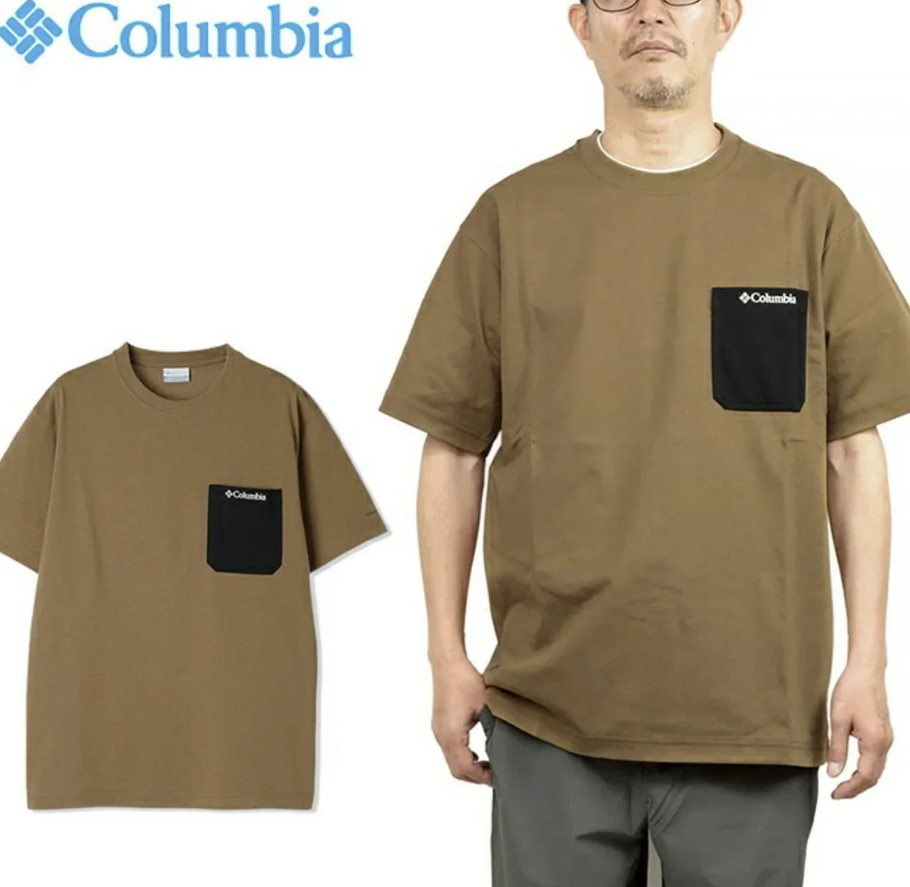 日本直送Columbia Pm0512 Yonge Street Short Sleeve Crew Tee - HLY &amp; CHOCCICO