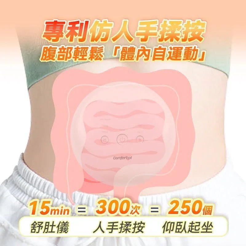 Comforbot 無線專業仿手揉按健腹消脹通絡熱敷舒肚儀 - HLY &amp; CHOCCICO