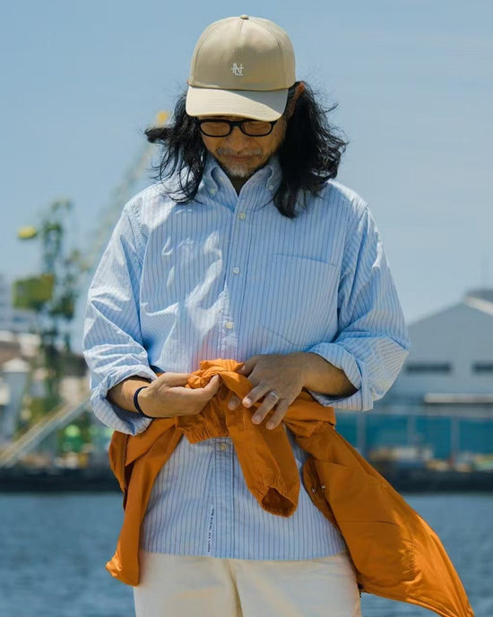 CORDURA Button Down Stripe Wind Shirt