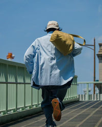 Nanamica CORDURA Button Down Stripe Wind Shirt HLY & CHOCCICO