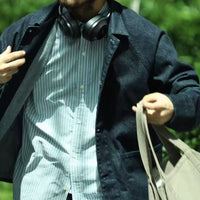 Nanamica CORDURA Button Down Stripe Wind Shirt HLY & CHOCCICO