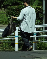 Nanamica CORDURA Button Down Stripe Wind Shirt HLY & CHOCCICO