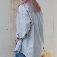 Nanamica CORDURA Button Down Stripe Wind Shirt HLY & CHOCCICO