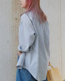 Nanamica CORDURA Button Down Stripe Wind Shirt HLY & CHOCCICO