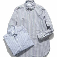Nanamica CORDURA Button Down Stripe Wind Shirt HLY & CHOCCICO