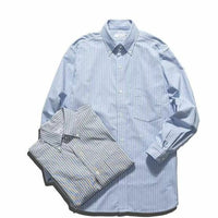 Nanamica CORDURA Button Down Stripe Wind Shirt HLY & CHOCCICO