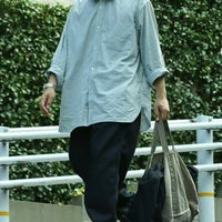 Nanamica CORDURA Button Down Stripe Wind Shirt HLY & CHOCCICO
