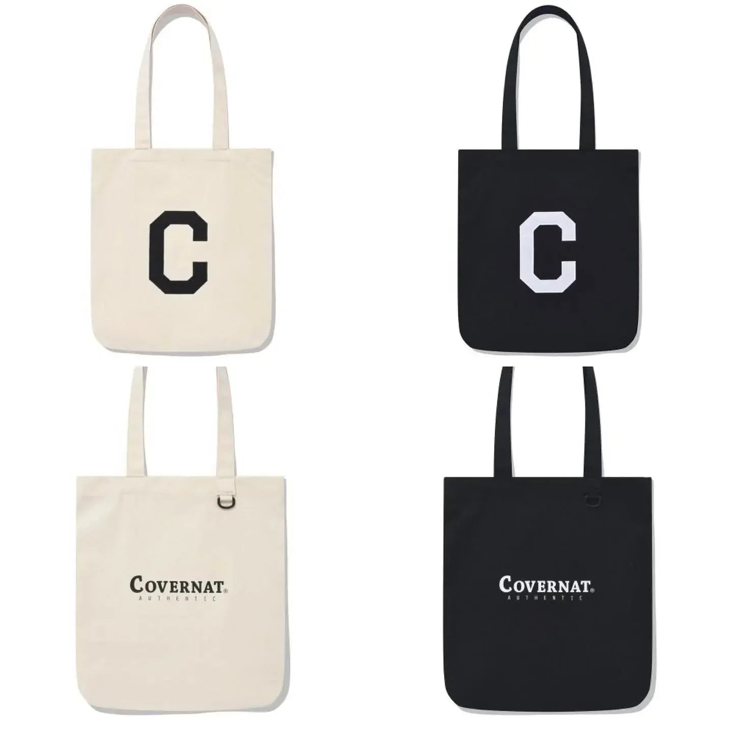 🌟現貨🌟韓國直送 COVERNAT Logo Canvas Tote Bag - HLY &amp; CHOCCICO