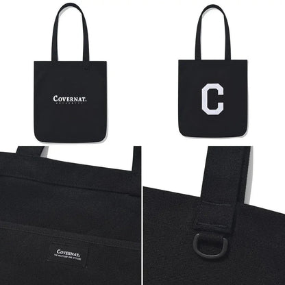 🌟現貨🌟韓國直送 COVERNAT Logo Canvas Tote Bag - HLY &amp; CHOCCICO
